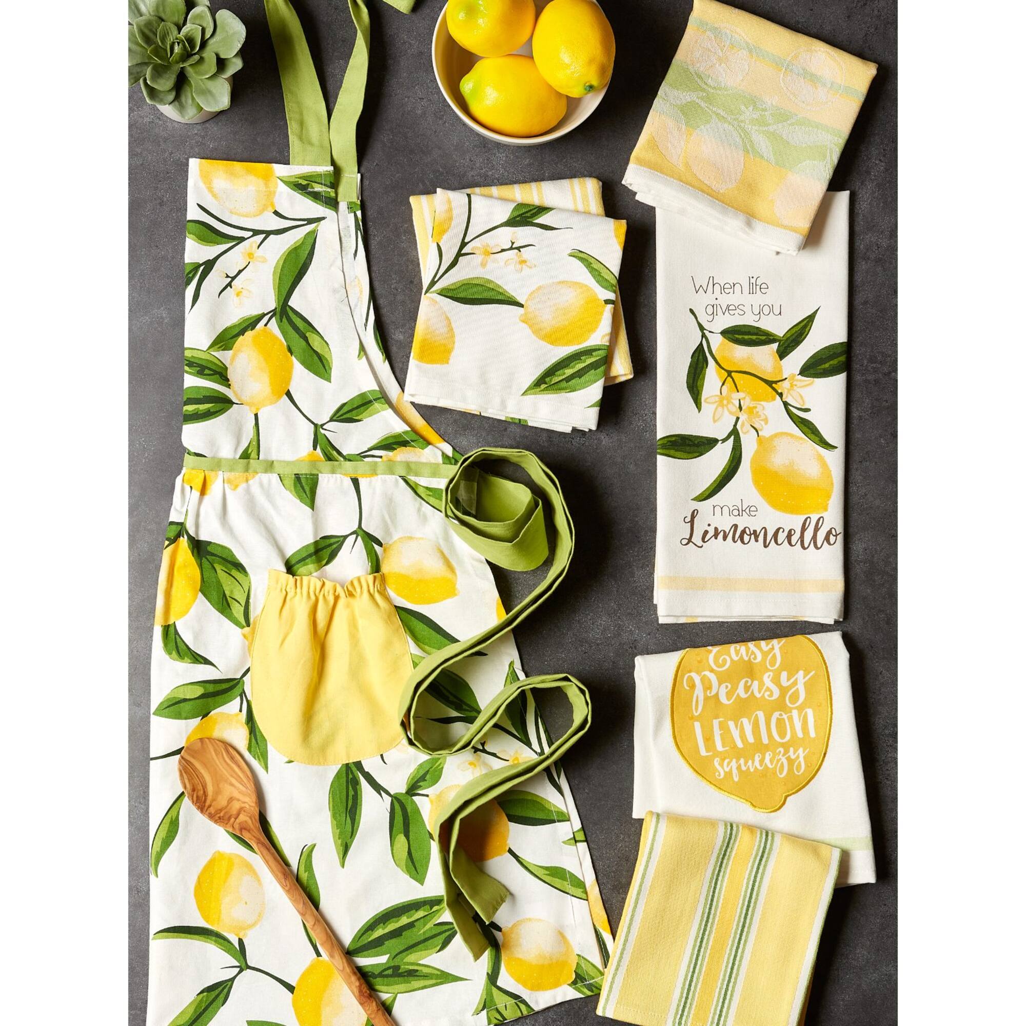 DII® Lemon Bliss Dishtowel, 4ct.